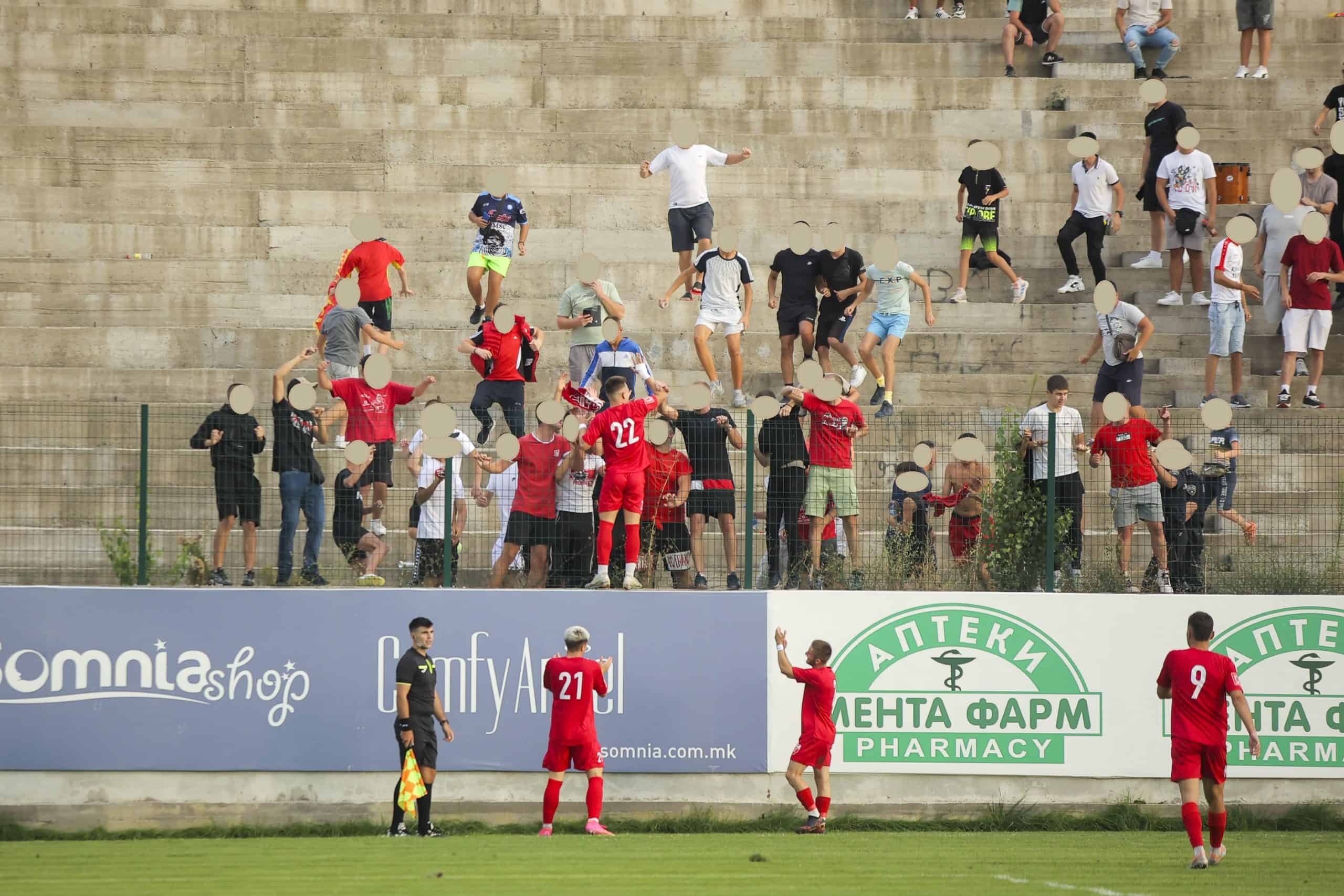 Macedonische voetbalbeleving in Prilep