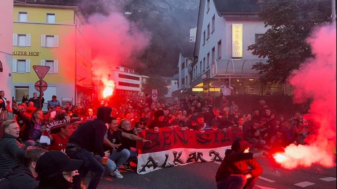 corteo en vuurwerk Vaduz AZ 2