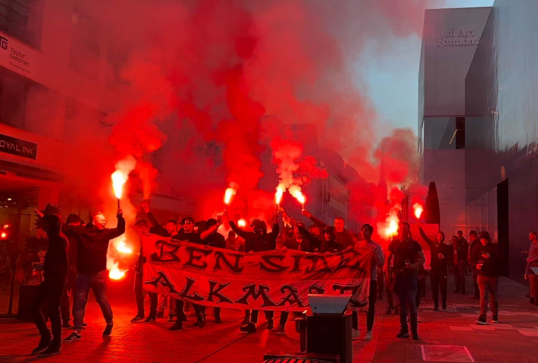 corteo en vuurwerk Vaduz AZ 3