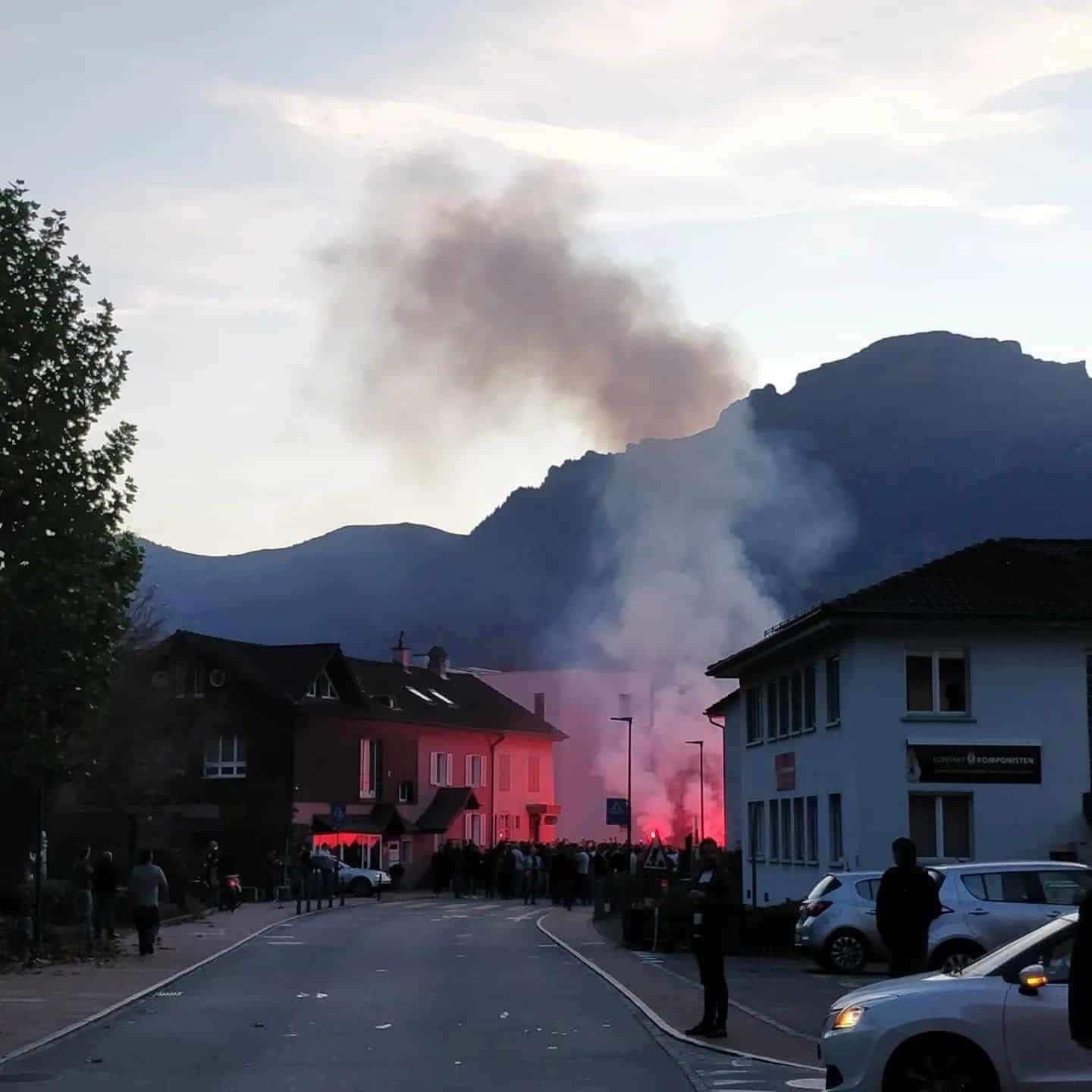 corteo en vuurwerk Vaduz AZ 4