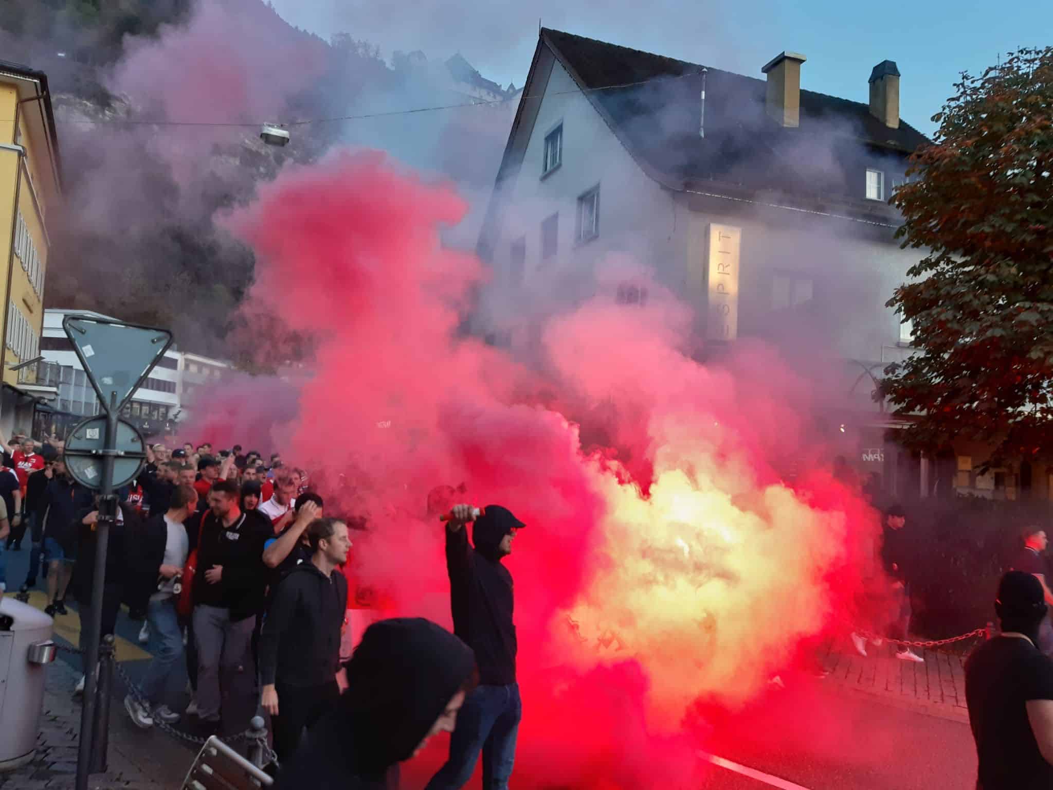 corteo en vuurwerk Vaduz AZ 6