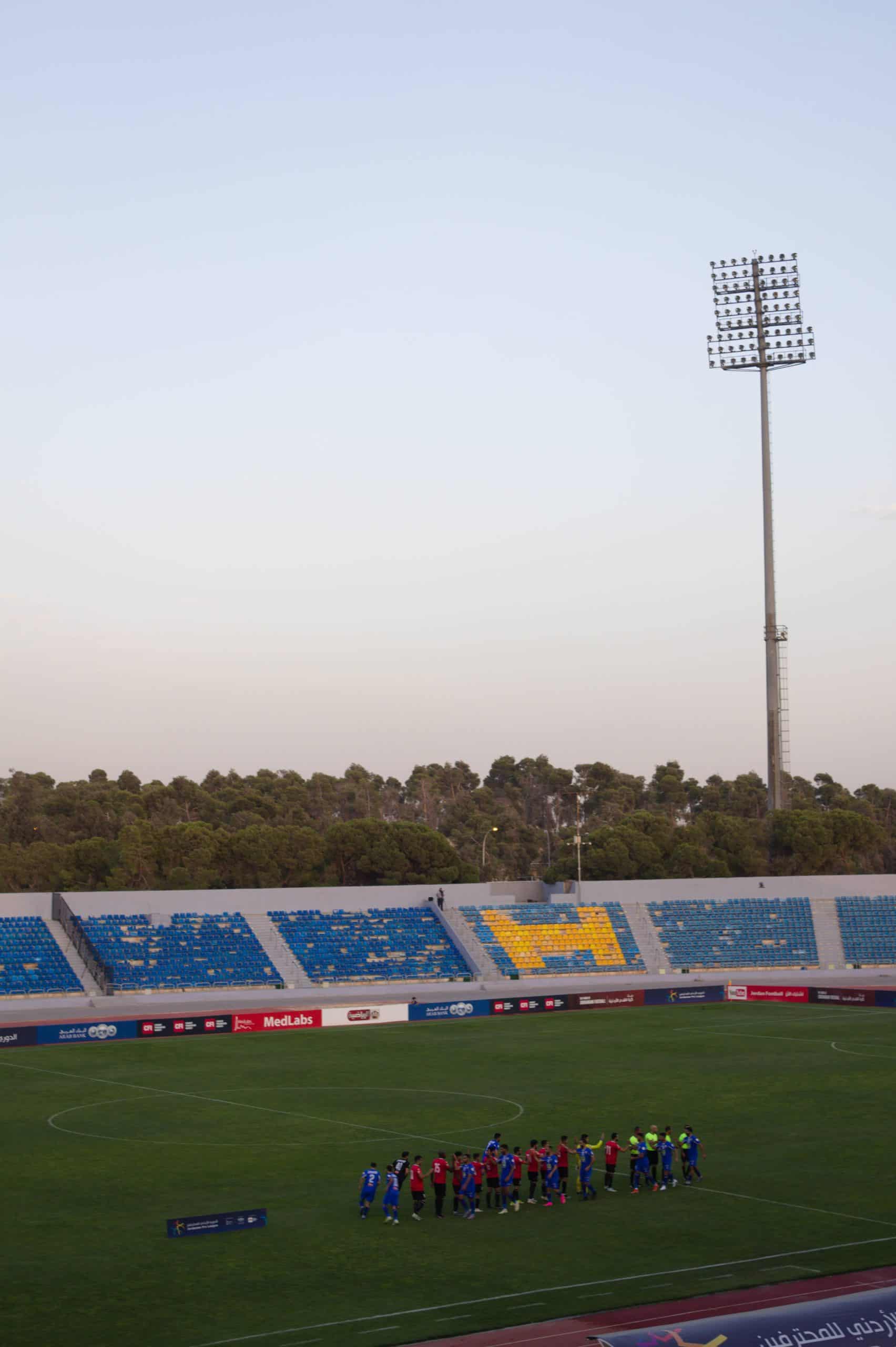 Jordanië: voetballen in 42 graden