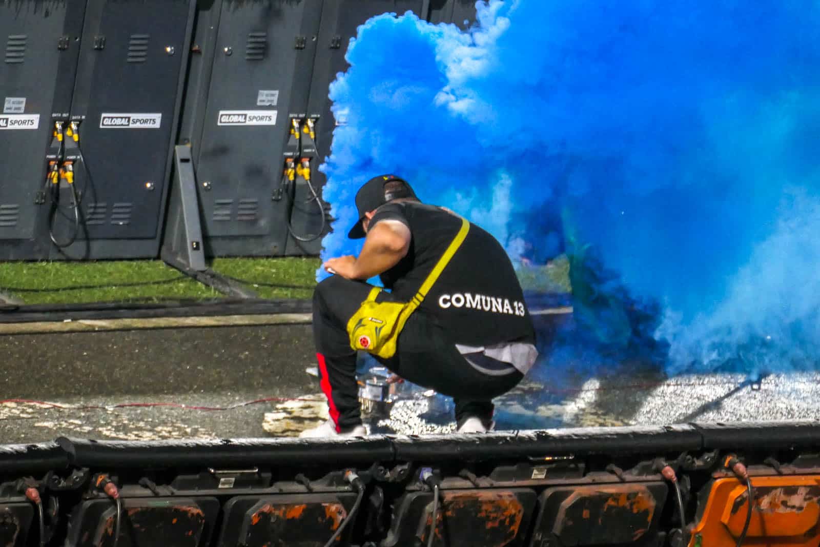 Ontlading na late treffer bij Medellin derby vol pyro en spandoeken