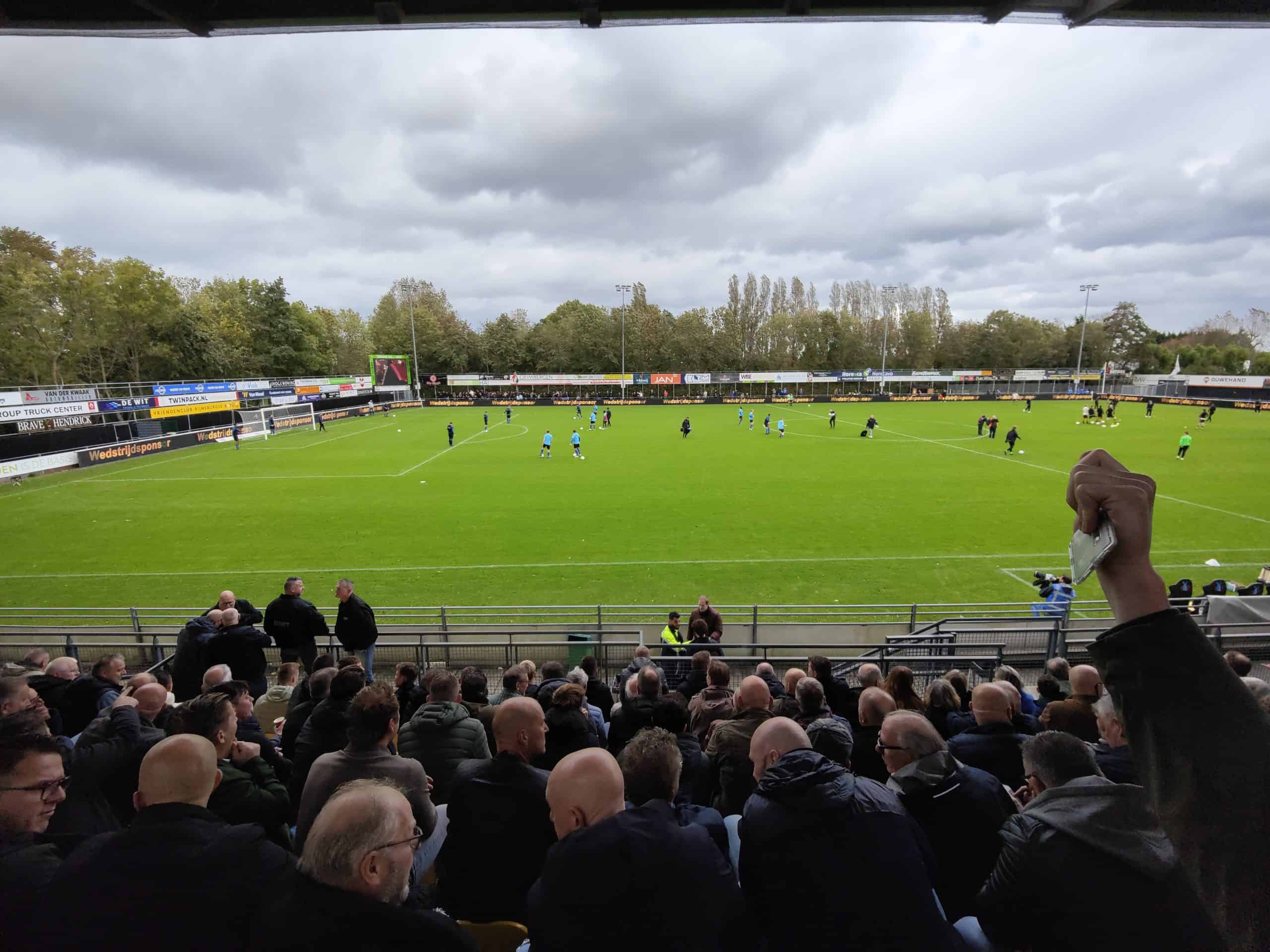 Quick Boys laat zich niet stoppen door uitsupportersverbod bij Rijnsburgse Boys