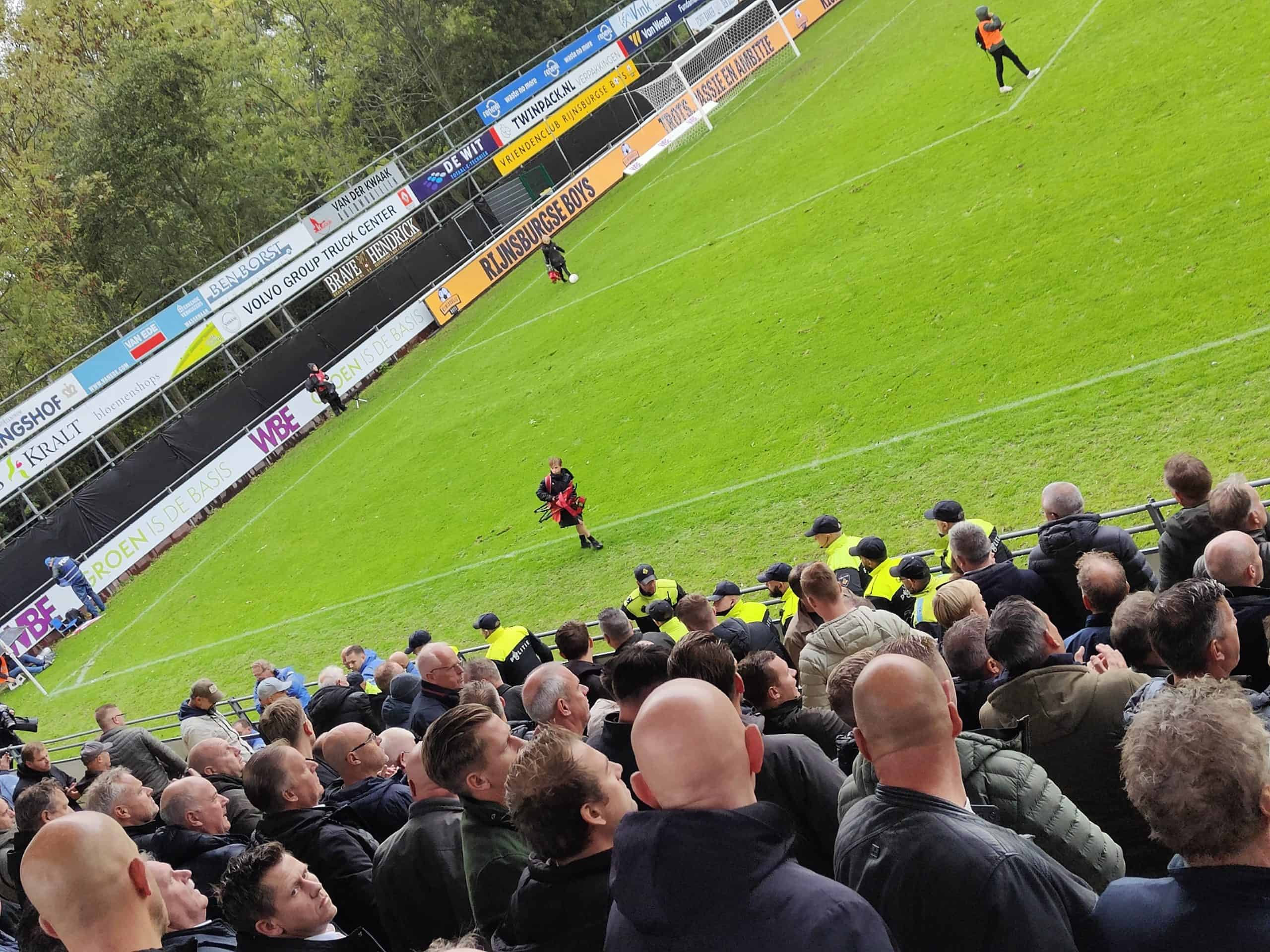 Quick Boys laat zich niet stoppen door uitsupportersverbod bij Rijnsburgse Boys