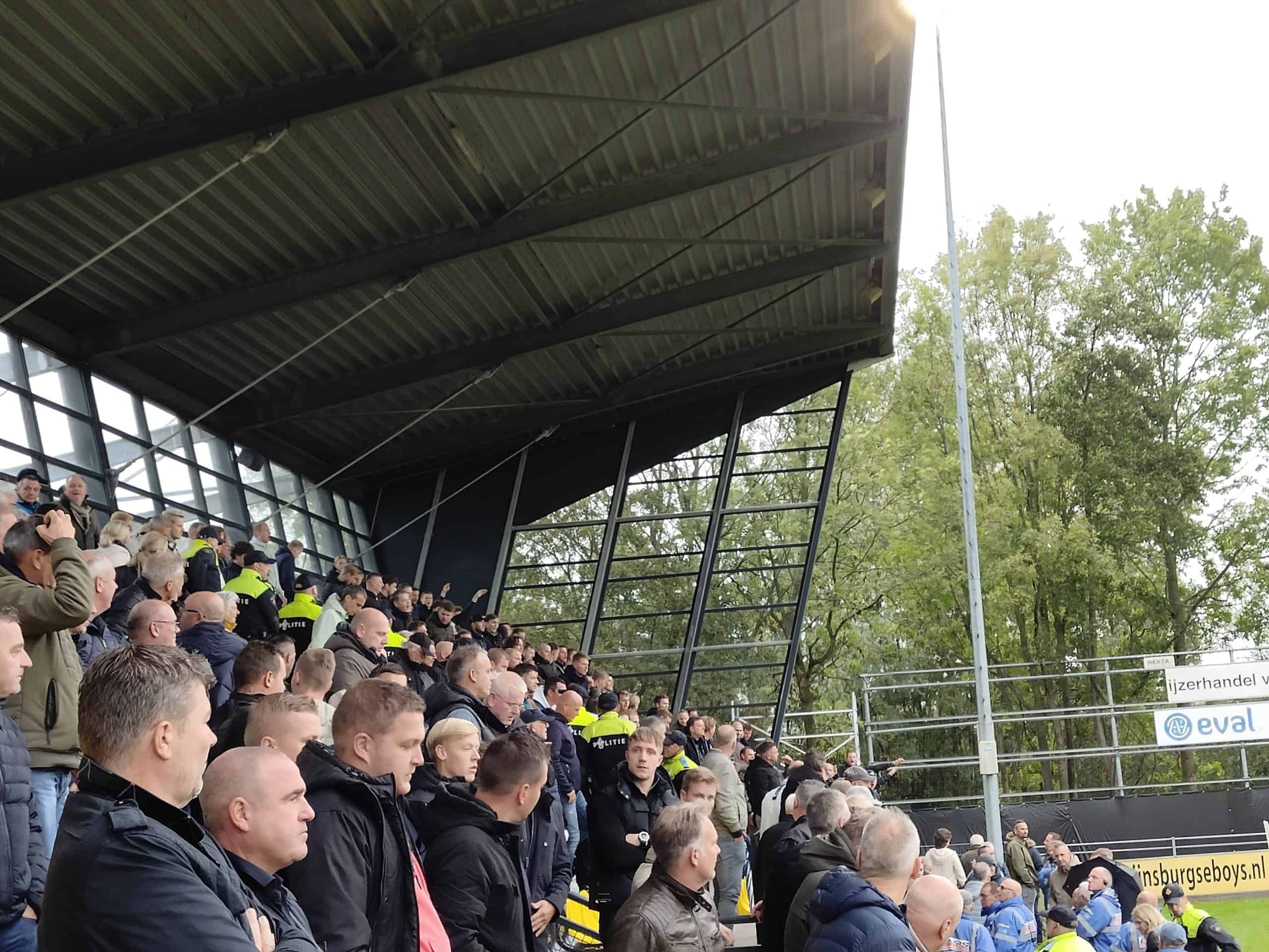 Quick Boys laat zich niet stoppen door uitsupportersverbod bij Rijnsburgse Boys