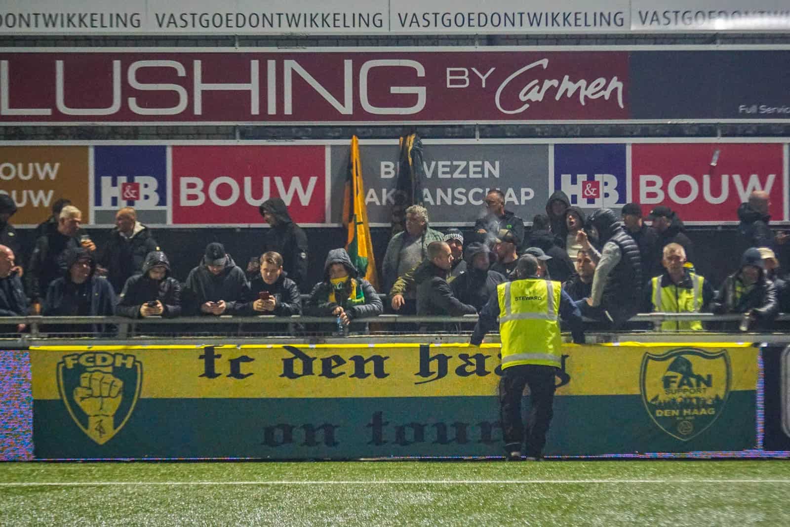 Stormachtige avond in de bollenstreek bij VV Noordwijk – ADO