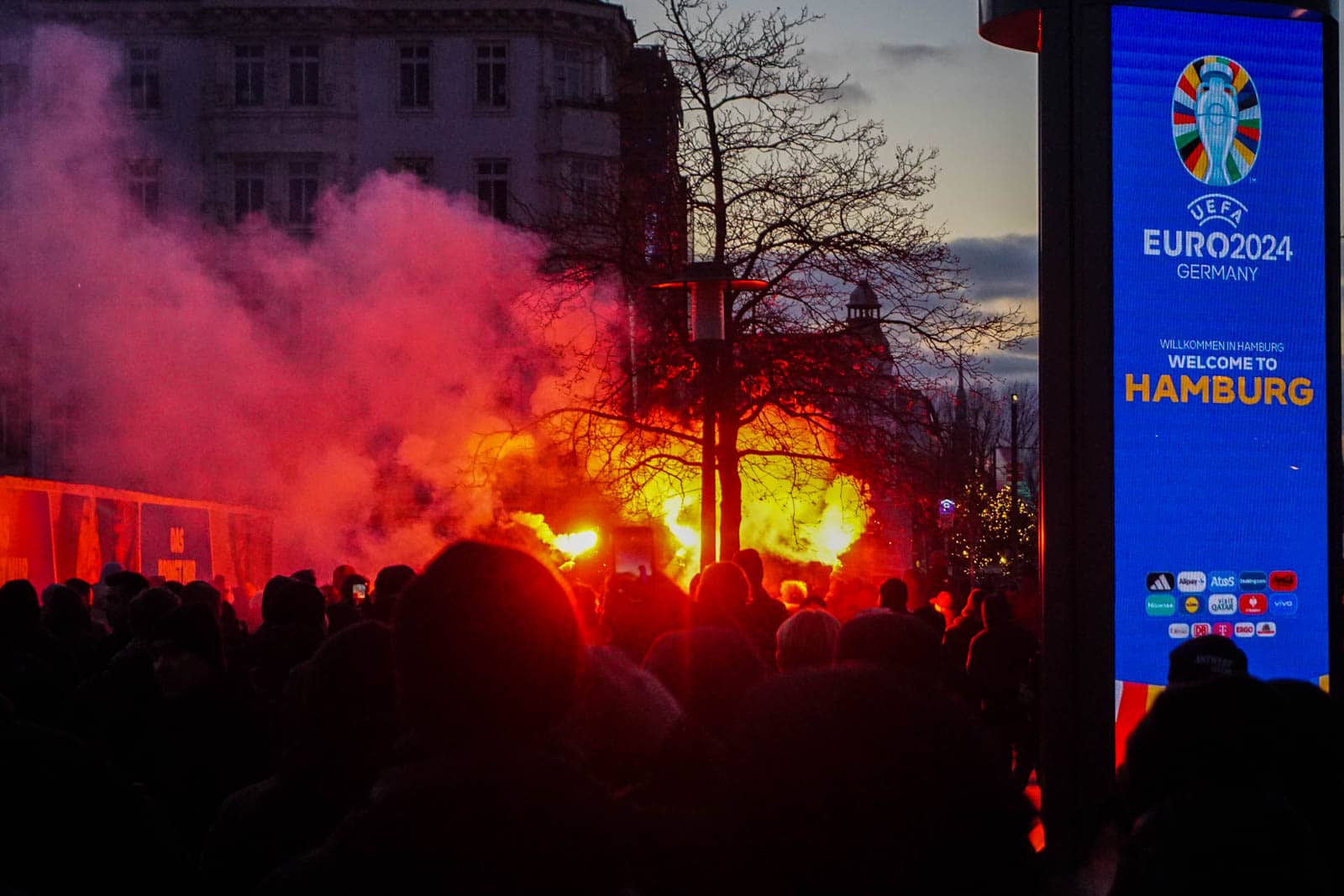 Duitse politie laat zich gelden bij Europese awayday Royal Antwerp in Hamburg