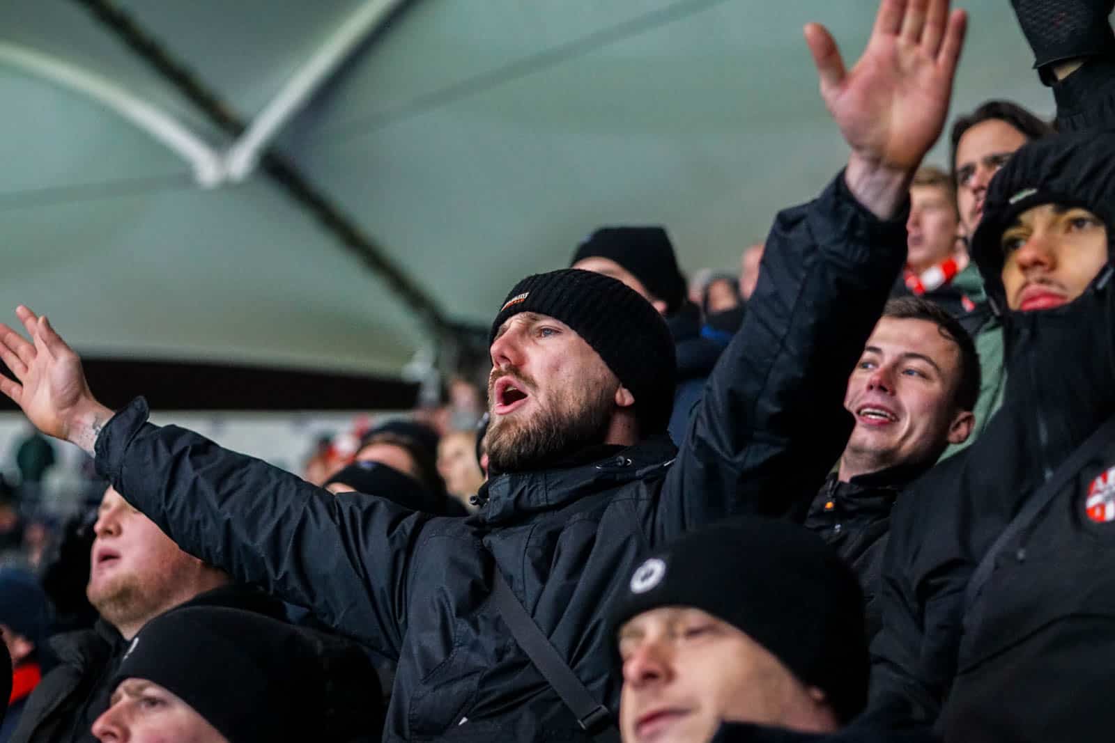 Duitse politie laat zich gelden bij Europese awayday Royal Antwerp in Hamburg