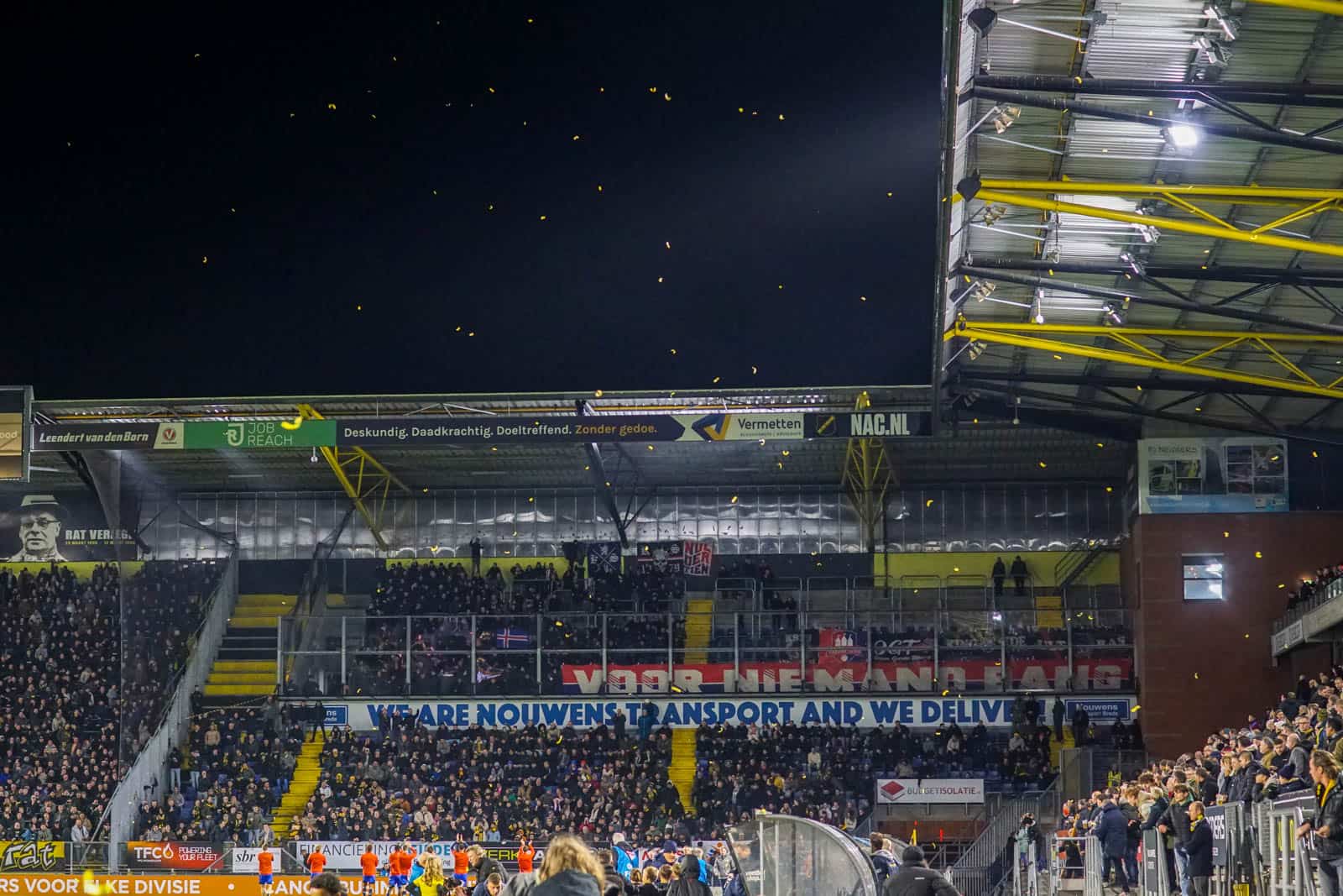 Restricties en stadionverboden werpen een schaduw over Brabantse derby NAC -Willem II