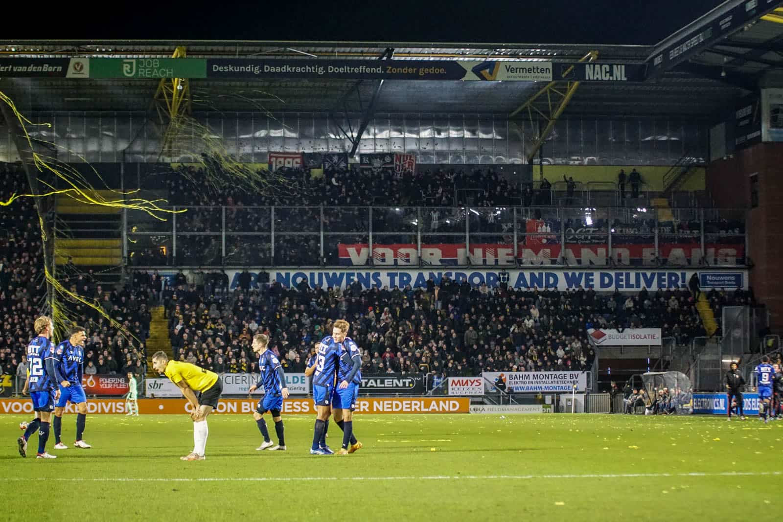 Restricties en stadionverboden werpen een schaduw over Brabantse derby NAC -Willem II