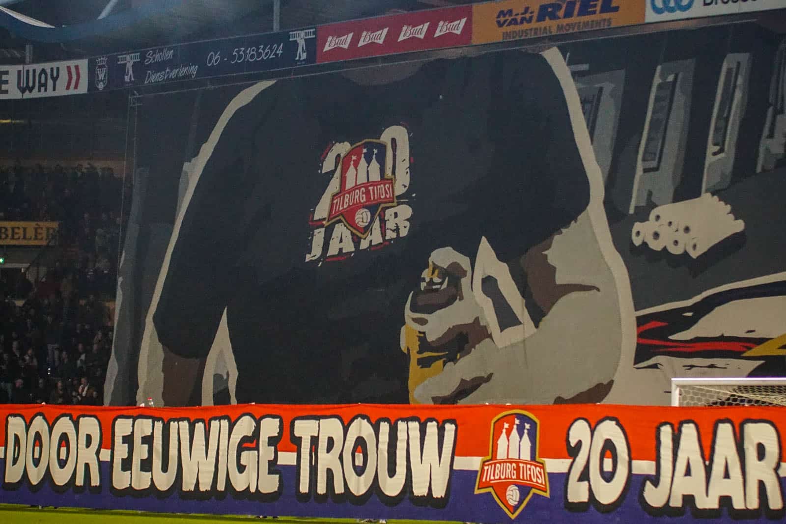De trots van Willem II: Tilburg Tifosi viert 20-jarig bestaan op speciale avond