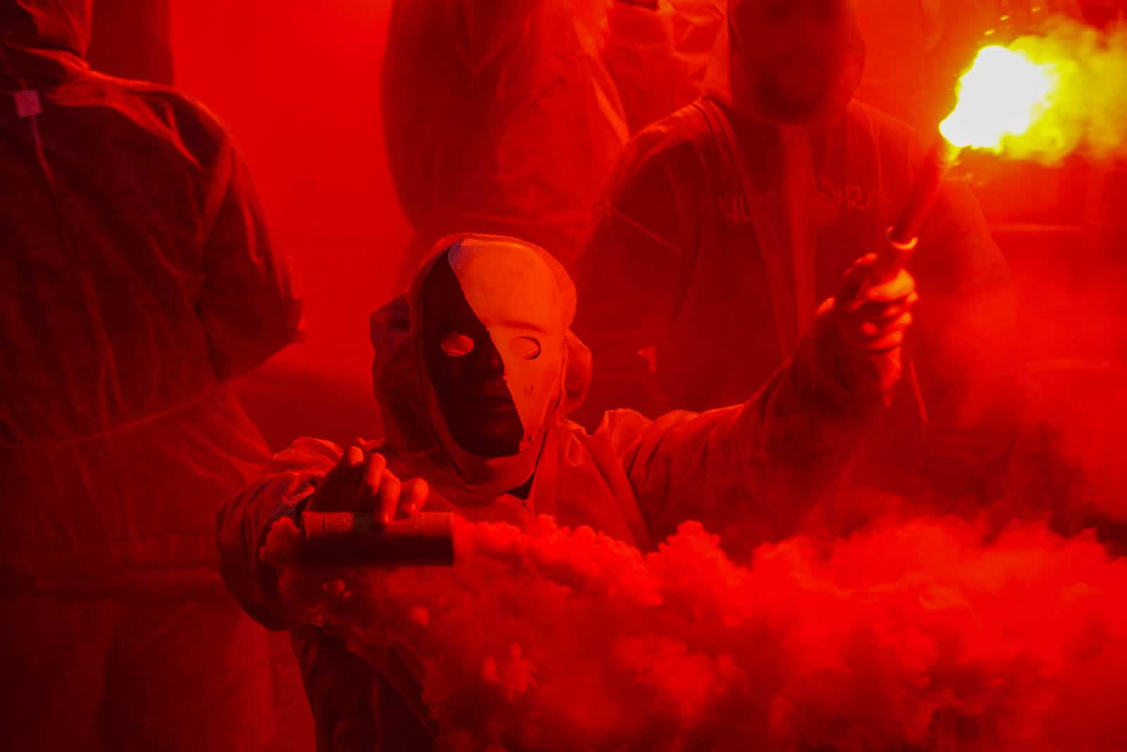 Groot pyrofestijn in de Domstad: 5-jarig bestaan van Utrecht Ultras!