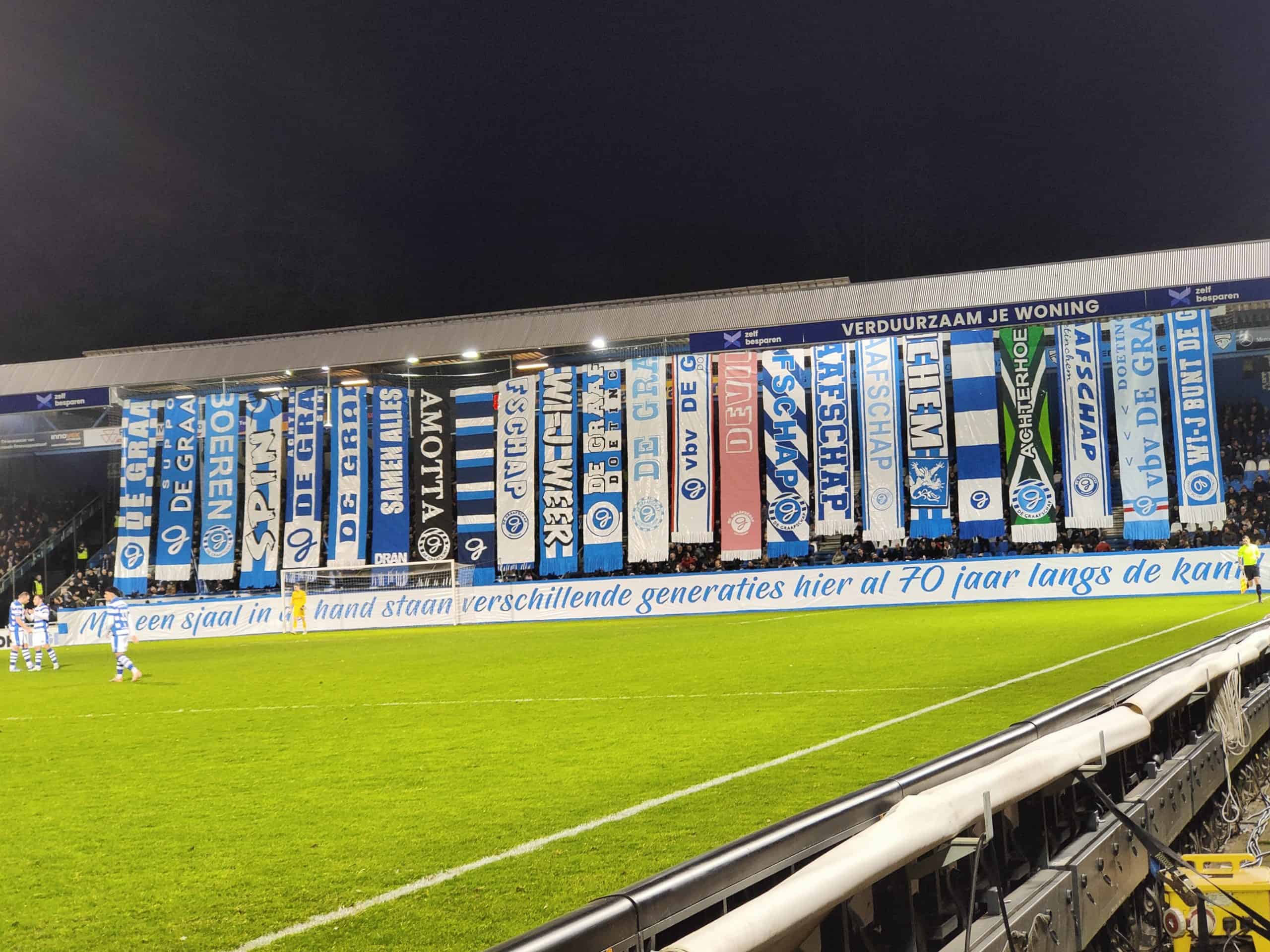 Waanzinnige spandoeken bij 70-jarig bestaan De Graafschap