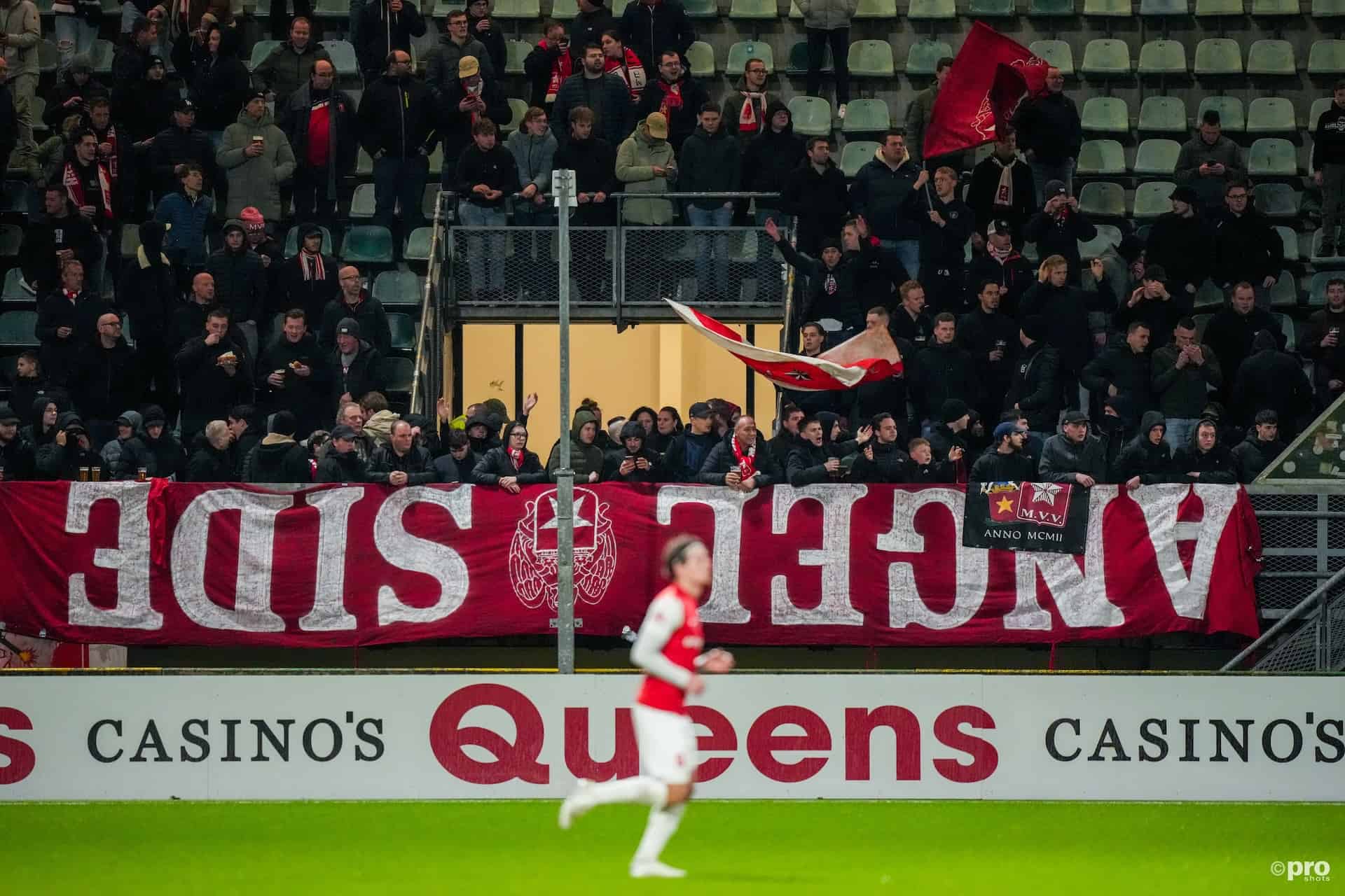 MVV moet het in vier uitduels zonder supporters doen