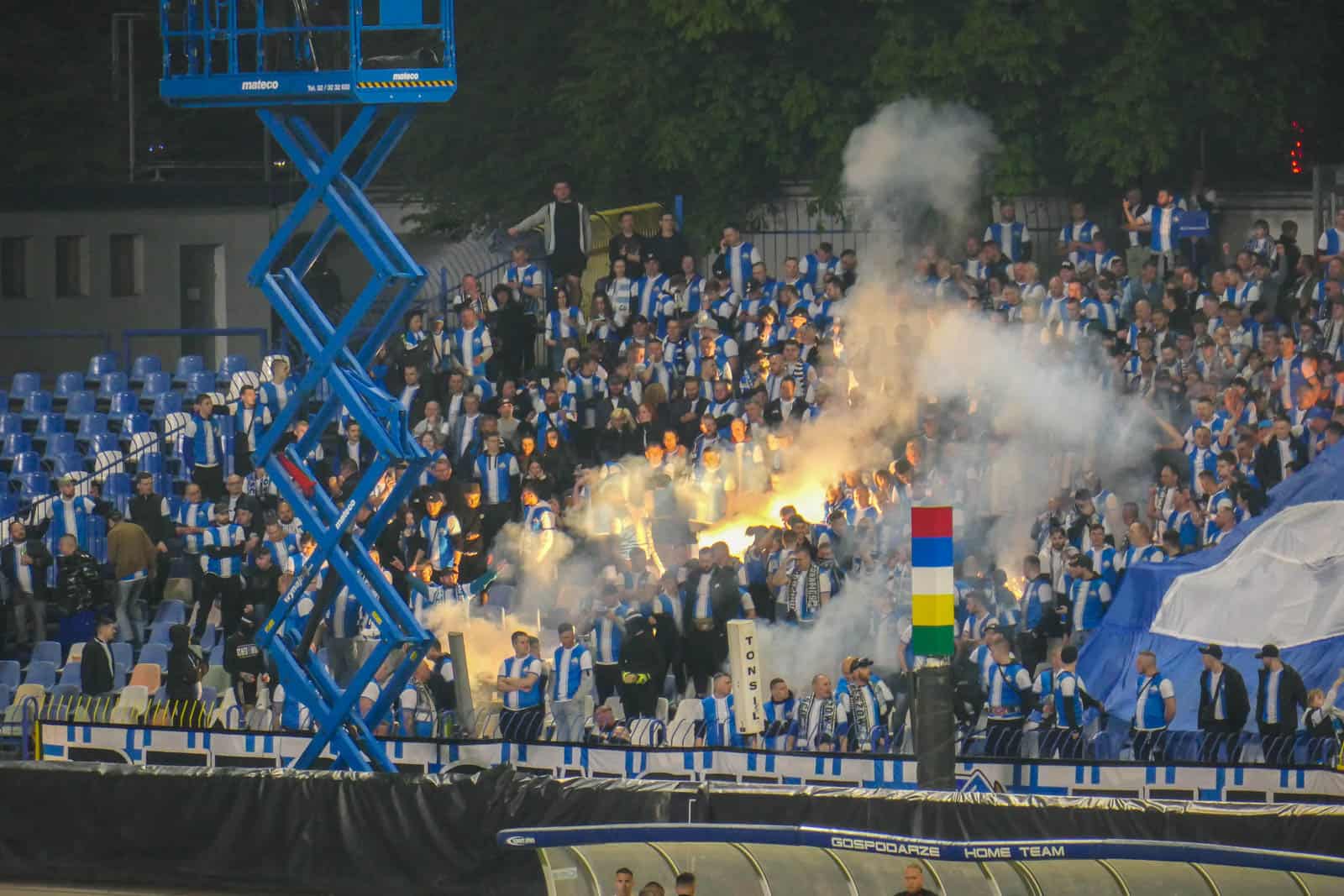 Rzeszow derby: een pyrofeest in Zuid-Oost Polen