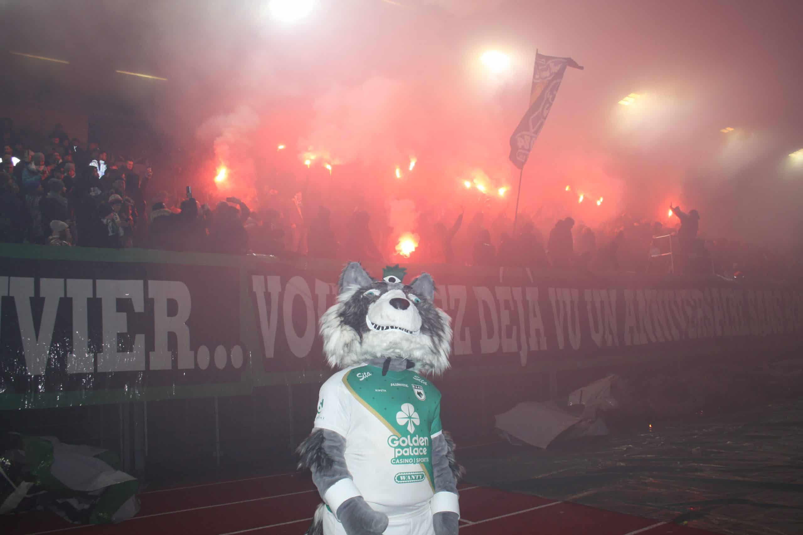 Corteo, tifo en pyro: twintig jaar Green Boys