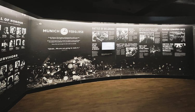 Manchester United The Busby Babes Munich Tunnel Old Trafford Vliegramp Flowers of Manchester