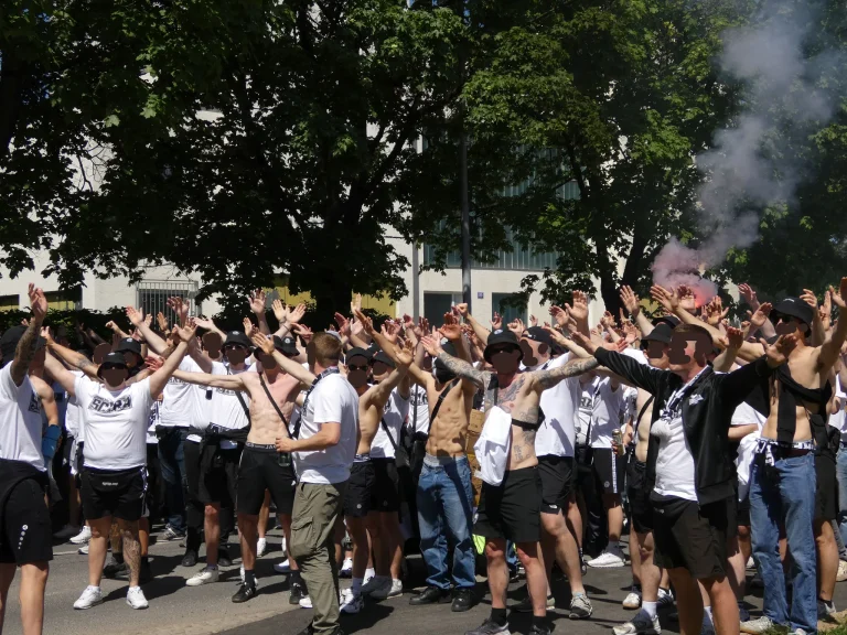 LASK en SCR Altach in de finale van de ÖFB-Cup in het Wörtherseestadion in Klagenfurt