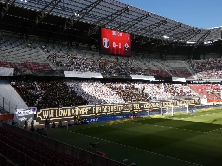 LASK en SCR Altach in de finale van de ÖFB-Cup in het Wörtherseestadion in Klagenfurt