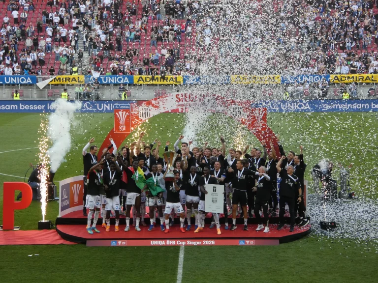 LASK en SCR Altach in de finale van de ÖFB-Cup in het Wörtherseestadion in Klagenfurt