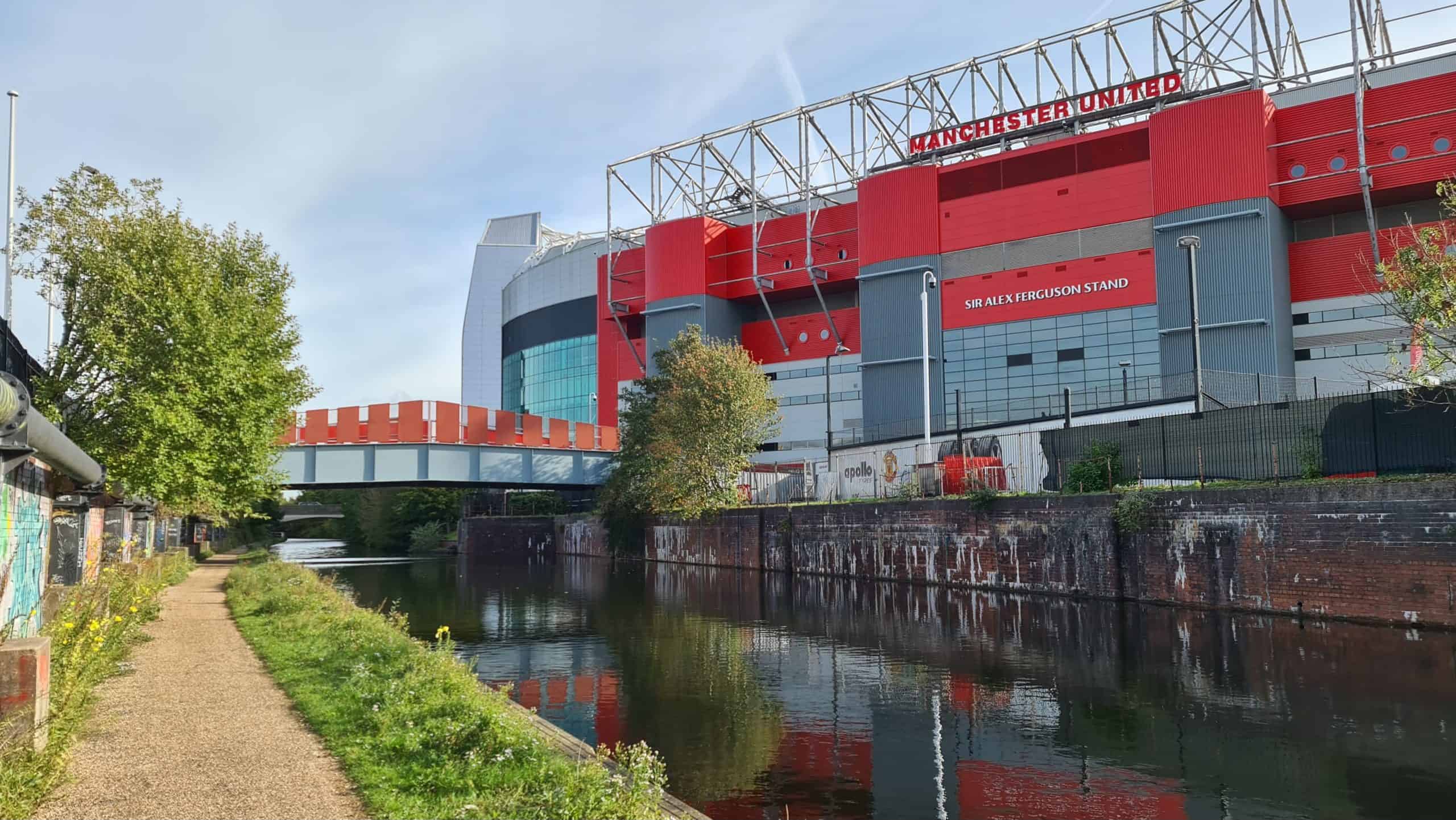 De Sir Alex Ferguson Stand van Old Trafford, het stadion van Manchester United